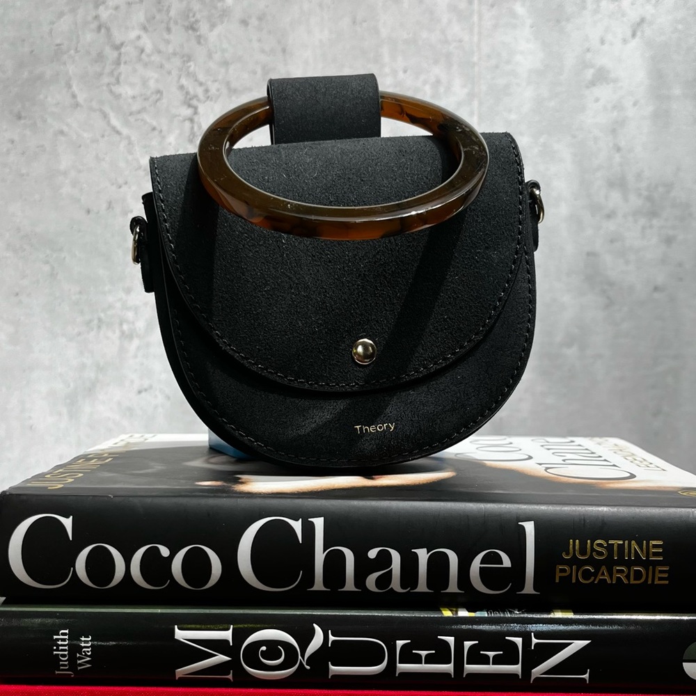 Theory resin hoop mini-bag